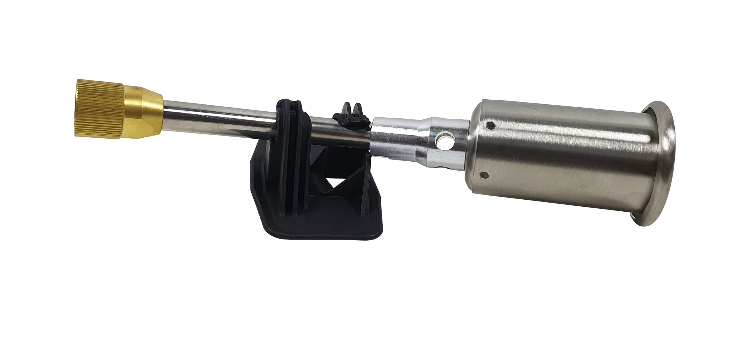 Antorcha Especial Impermeabilidad Stainless Steel’ EXPRESS - Quemador/Cubo de Acero Inoxidable Ø 40, Potencia 35 kW + Collar 130 mm - Soplete de Gas - Repuesto Soldadura - EXPRESS