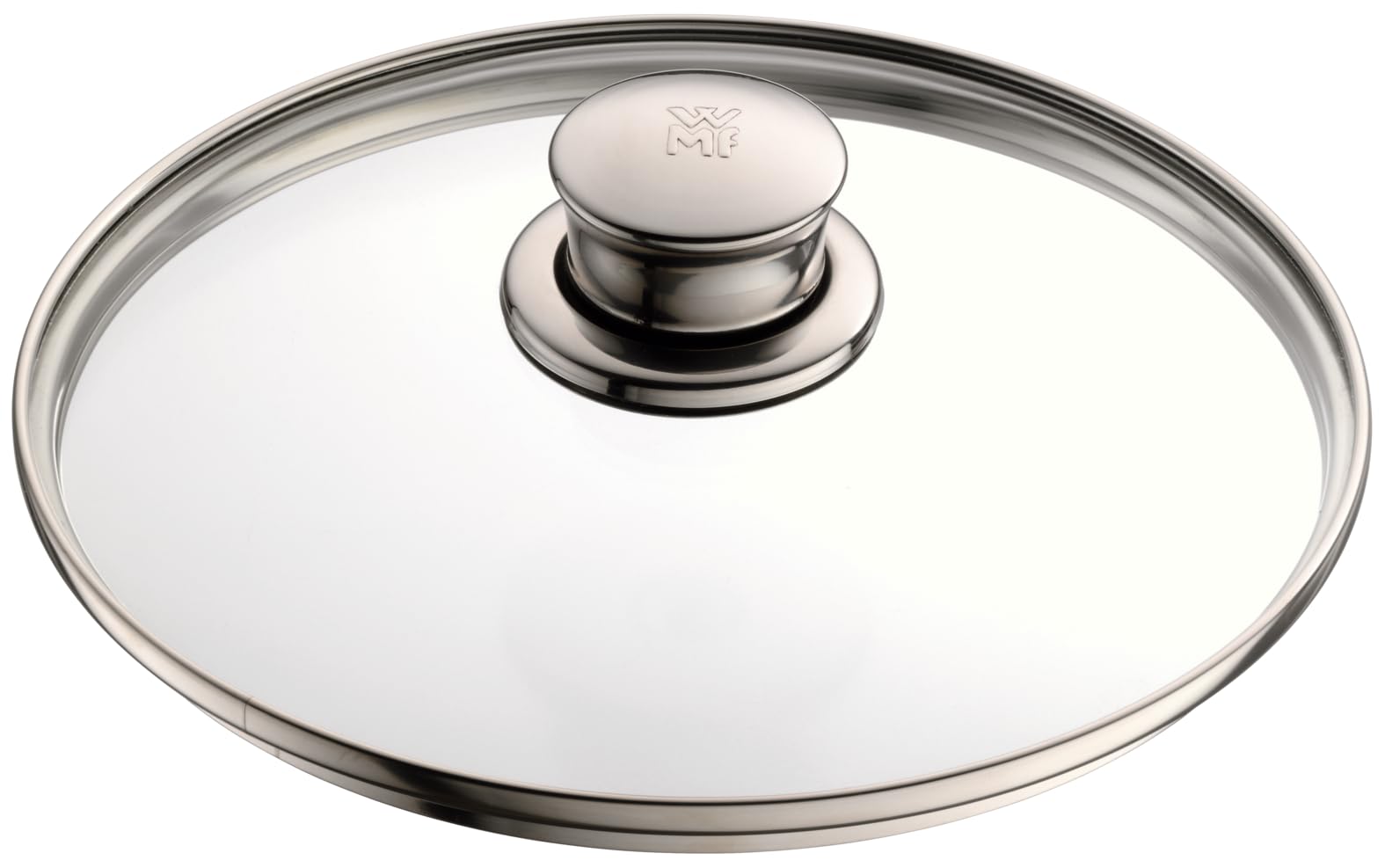 WMF Diadem Plus - Batería de Cocina 6 Piezas, 3 Cacerolas Altas de 16 cm, 20 cm y 24 cm con 3 Tapas de Cristal, Acero Inoxidable Cromargan Apto para Inducción