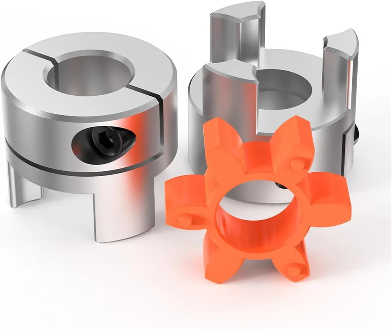 D40L66 3 Jaws Spider Flexible Plum Coupler Stepper Servo Motor Shaft Connector Claw Coupling 8/9/10/11/12/14/16/18/20/22mm (Size : 17x19)