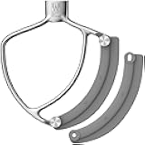Flex Edge Beater Pro FEB6 Compatible with KitchenAid 5Plus-6QT Bowl-Lift Stand Mixer (2 Replaceable Blades)