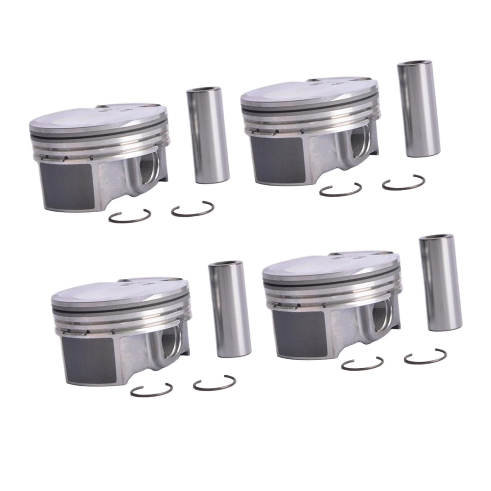 4 pezzi pistoni e fasce elastiche motore G4KH 234102G400 compatibili con Hyundai Sonata compatibili con Kia Optima 2011-2013 2.0L Turbo accessori per auto