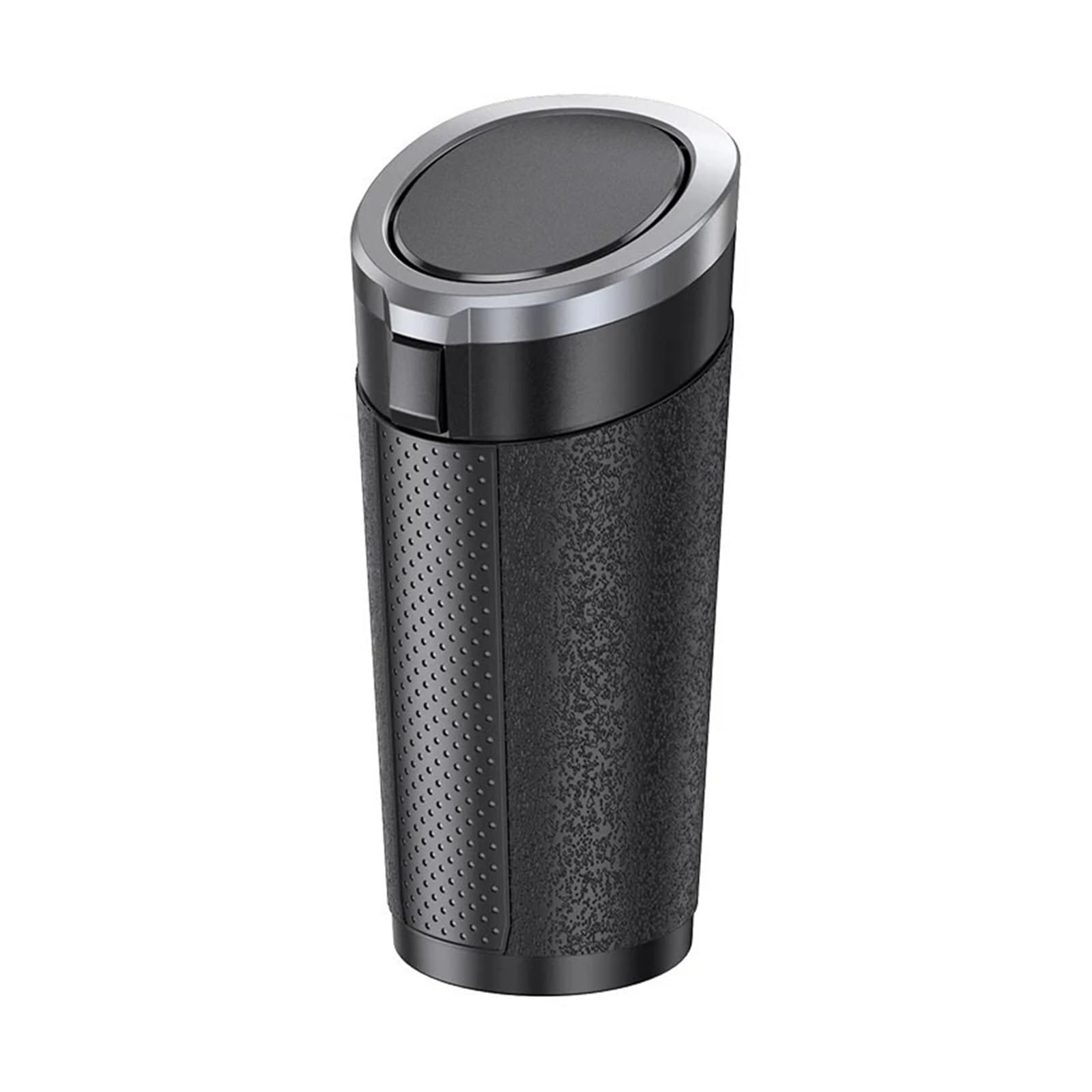 BHGMGEBLV Car Bin Universal Car Trash Bin Can For Mini Dust Organizer Interior Rubbish Bag Cars Trash Can(Silver)