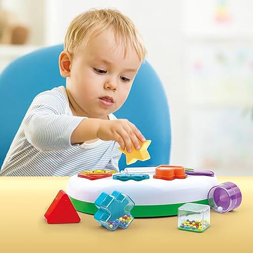 Miniatura 4 de Clasificador de formas de luces y sonidos diseñado para niños a partir de 9 meses, multicolor