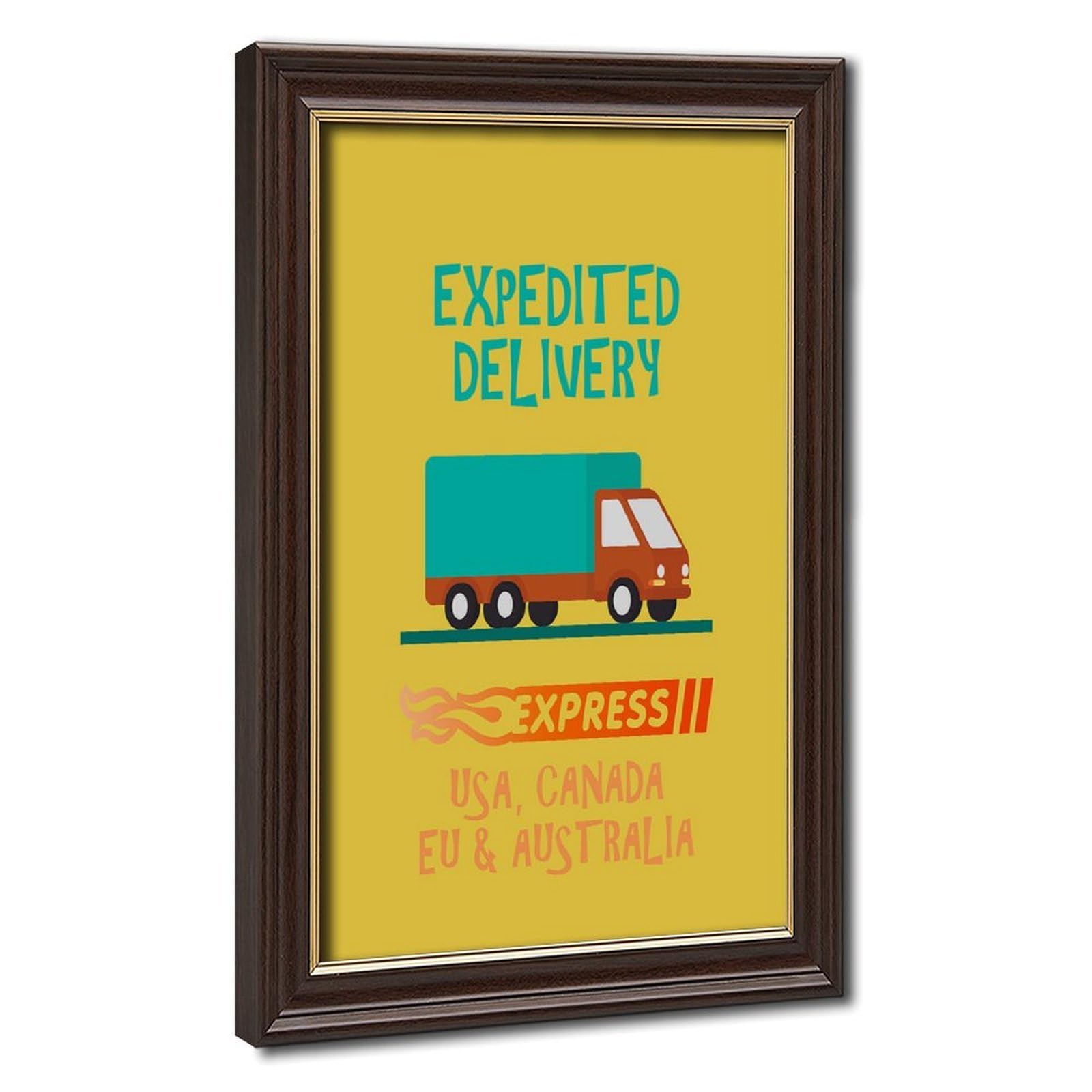 Bareronor Shipping Upgrade Poster Canvas Poster Bedroom Decor Landscape Office Room Decor Gift 20" L X 30" W