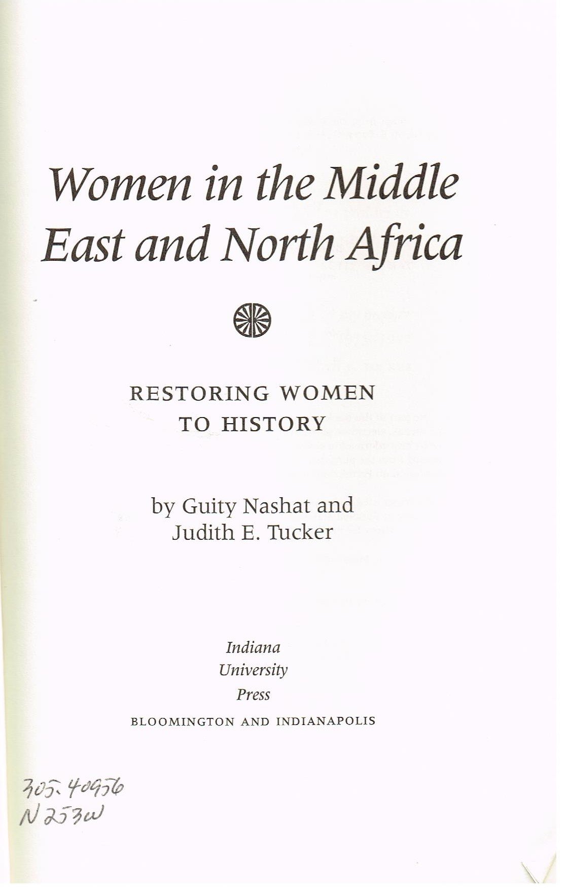 Buy Women in the Middle East and North Africa: Restoring Women to ...