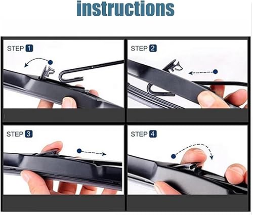 Miniatura 8 de Windshield Wipers Front & Rear Wiper Blades Set For Chevrolet Cruze Estate Wagon J300 2009-2015 24"+18"+10" Car Windshield Wipers