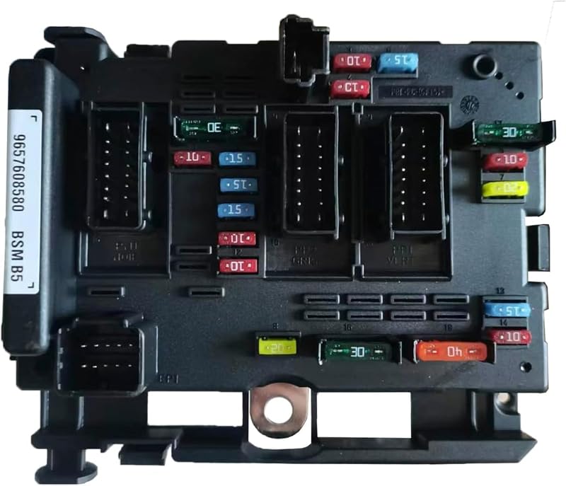 Módulo de caja de fusibles BSM 9657608580 Compatible con Citroen C3 C5 C8 Peugeot 206 307 406 Reemplazo directo OEM