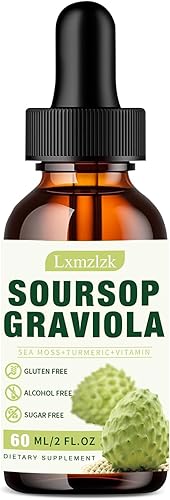 Herbal Goodness Graviola Extracto de hoja de guanábana | Hojas de guanábana orgánicas para apoyo celular, refuerzo inmunológico y regeneración