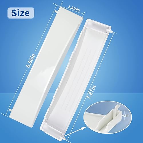 Miniatura 3 de WE01X30378 Manija de puerta de secadora compatible con GE PS1177202 WE1M1068 WE01X25878 Color blanco, piezas de repuesto, piezas de manija de puerta