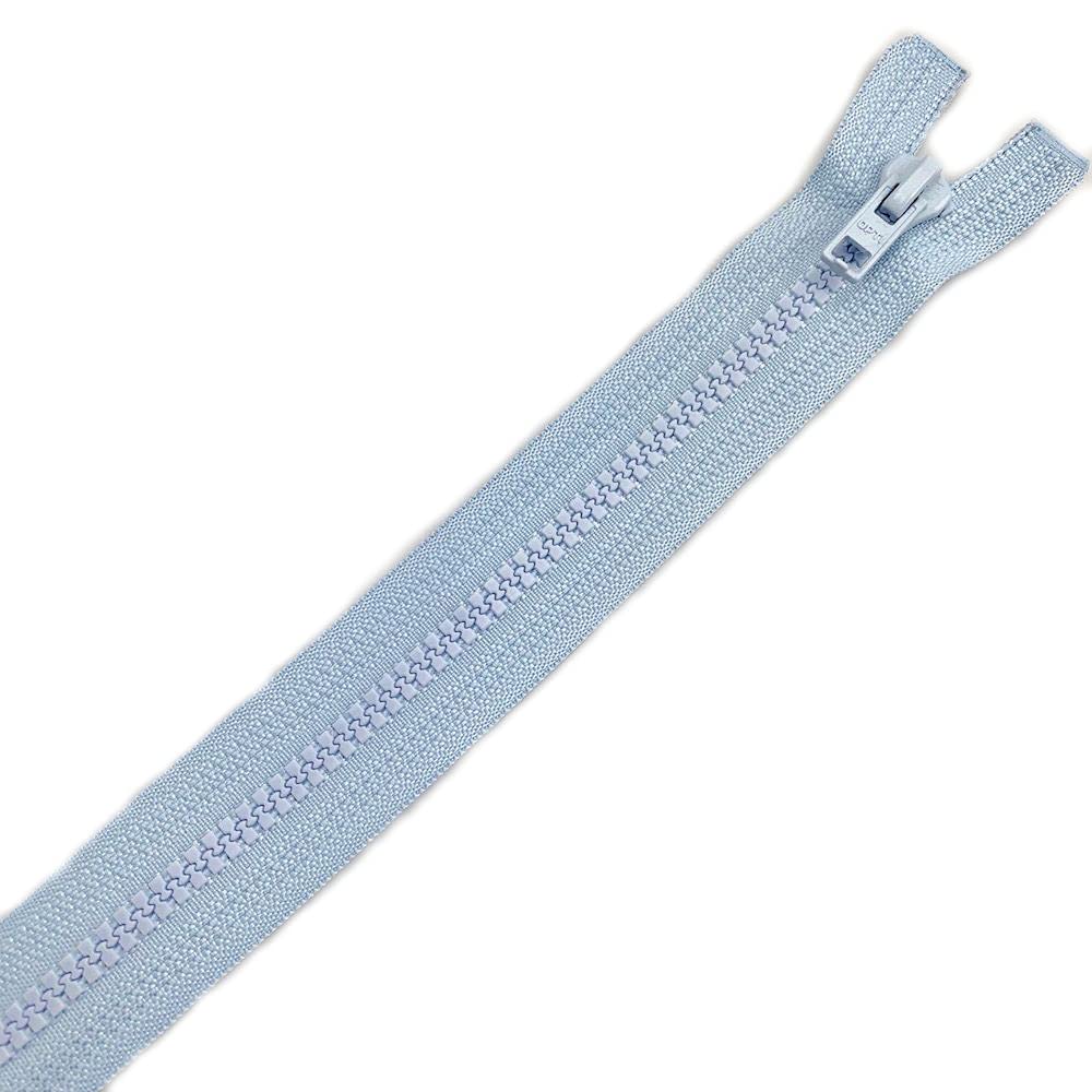 Plush Addict Heavy Duty Chunky Plastic Open-Ended Zip Fasteners for Sewing, Crafts, Clothing and Accessories - Pale Blue - 12" (30cm)
