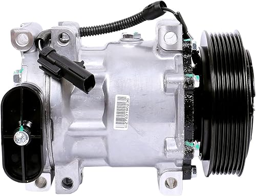 Miniatura 2 de FKG Compresor de CA y embrague de CA 04849040AD apto para Dodge Dakota 96-01 3.9L, 96-02 Dodge Ram 1500 3.9L 5.9L (con puertos de 0.630 in), Dodge