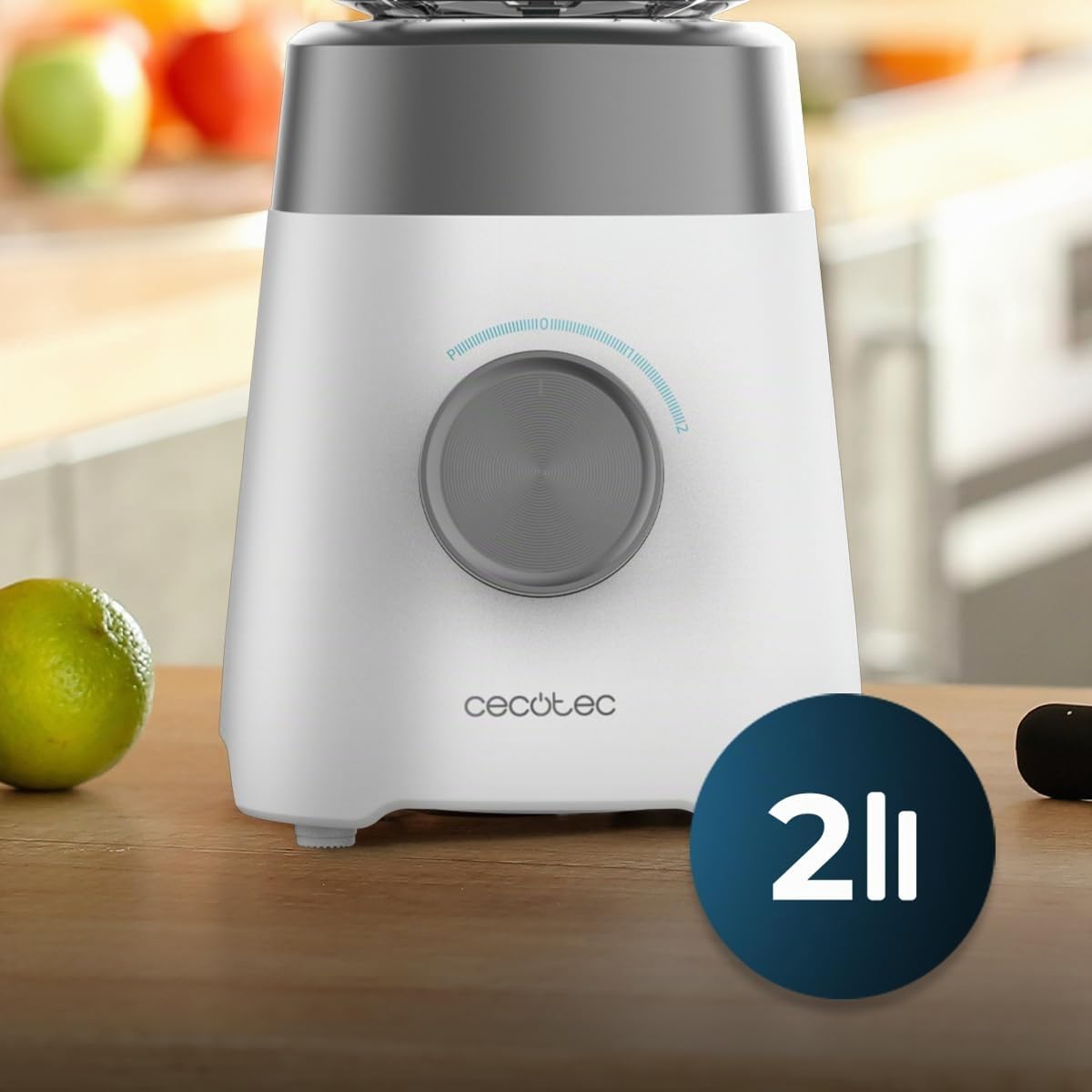 Cecotec Frullatore a tazza con caraffa da 1,5 l Black Titanium 1300 MAX W. 1300 W Potenza massima, 20000 giri/min, lame 4 lame di titanio, brocca 1,5 l, 2 velocità, funzione pulse, becco ghiaccio