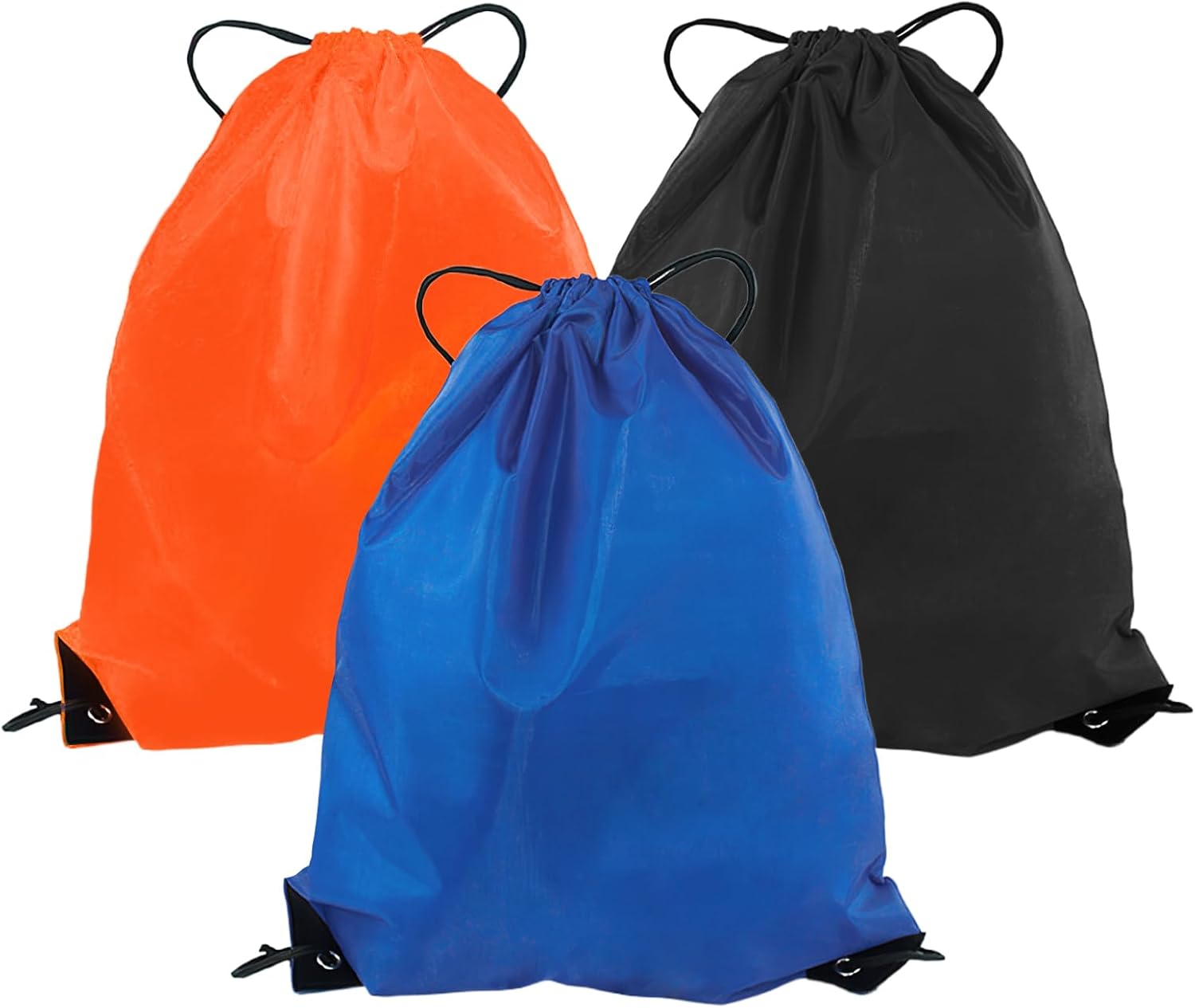 Tunknew Pe Drawstring Bags, 3pcs Swimming Draw String Gym Shoe Bag For