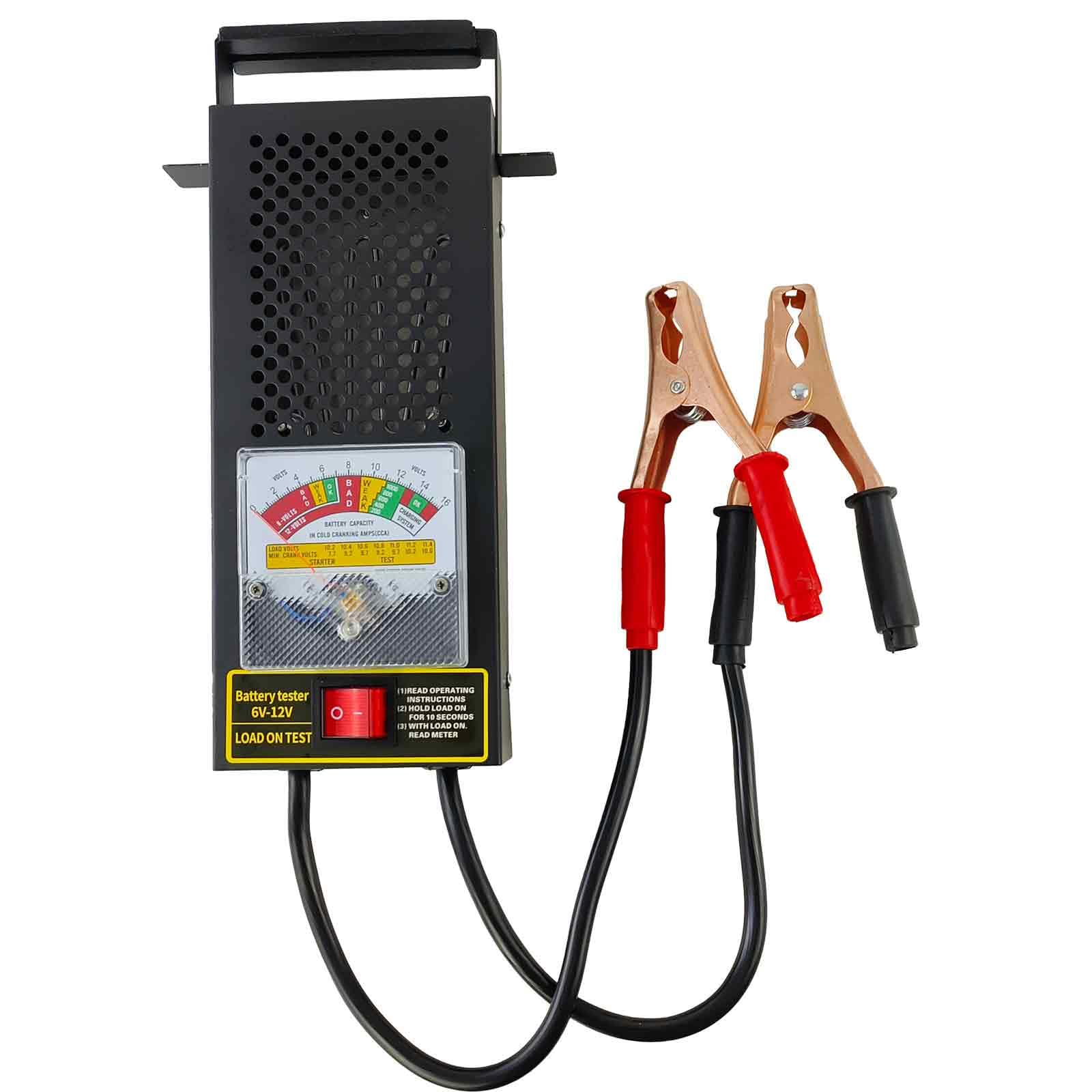AeKeatDa Battery Load Tester, Car Battery Tester and Voltage Tester, Automotive Battery Load Checker 12V 100A / 6V 50A