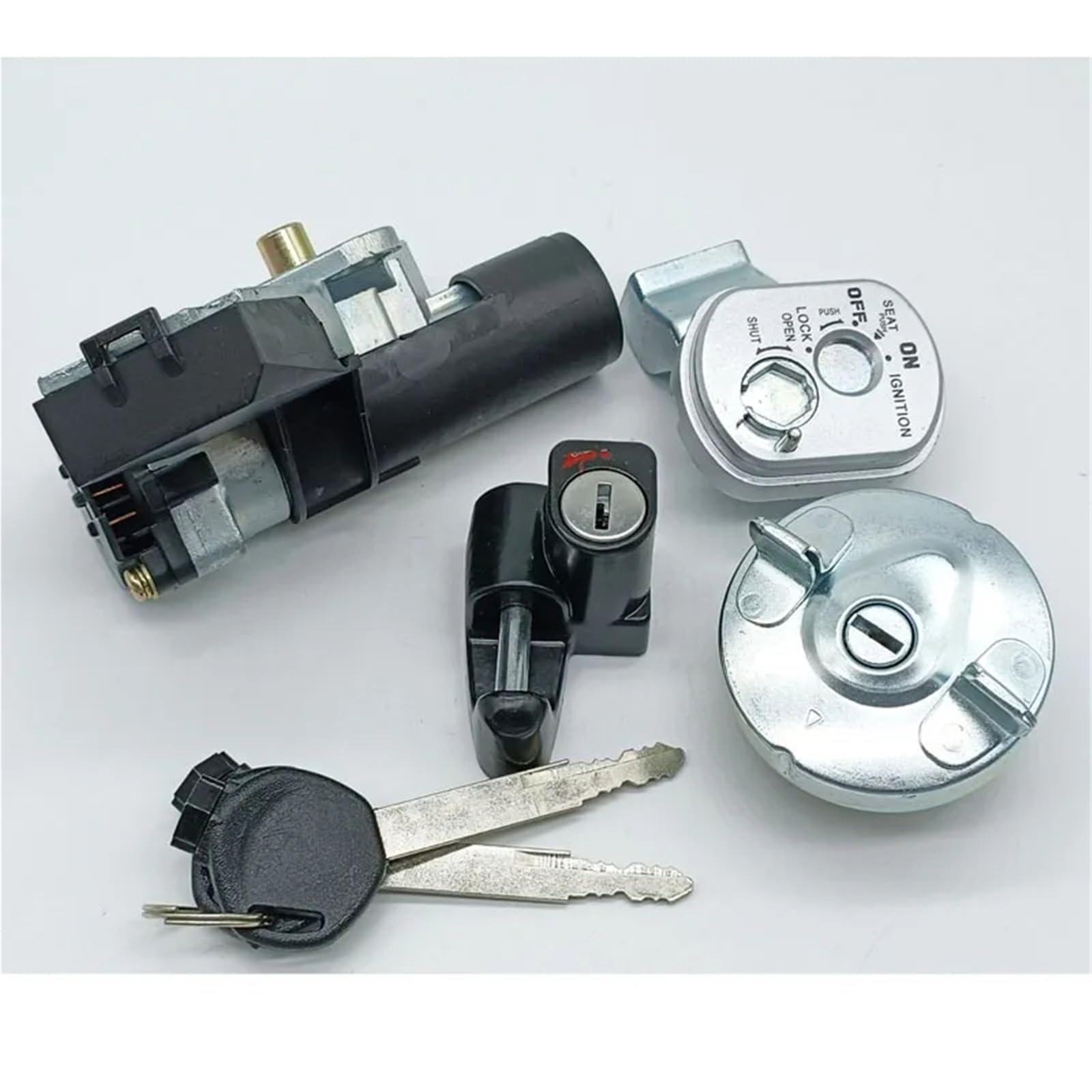 Moto Chiave Accensione Compatibile Con NPS50 Per Ruckus 50 2006-2017 Interruttore Avviamento Barilotto Serratura Accensione Interruttore Avviamento A Barilotto OEM: 35014-GEZ-Y21 35014-GEZ-611