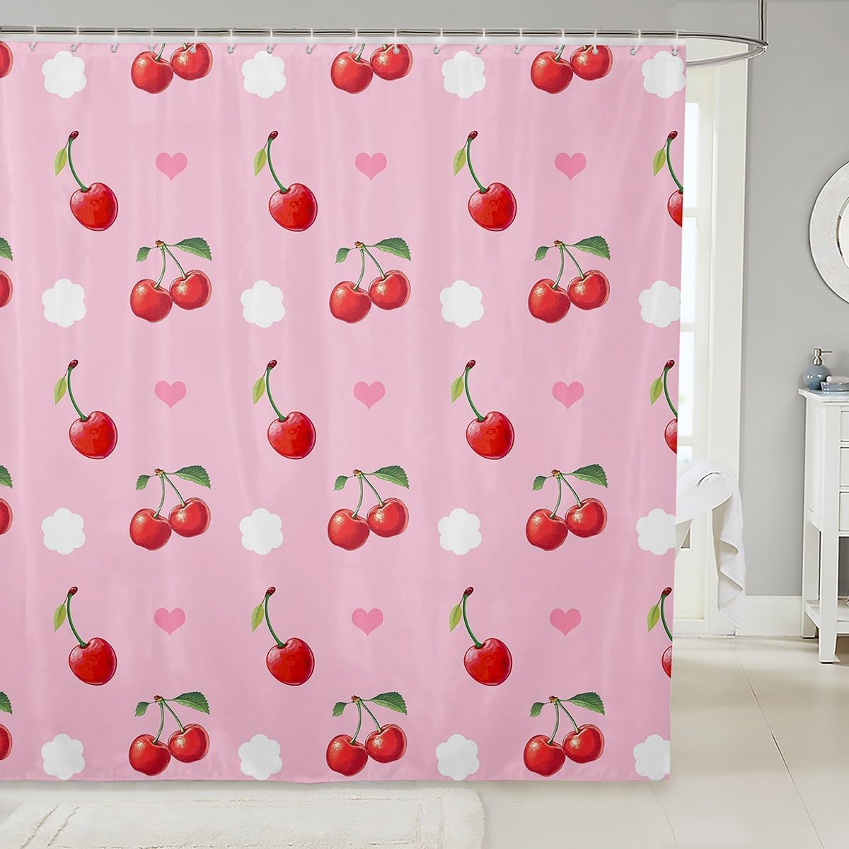 Feelyou Kids Cute Duck Bath Curtain Ocean Sealife Shower Curtain Underwater World Bathroom Shower Curtain Set Boys Girls Cartoon Animal Teens Bathroom Accessories Bedroom Decor 72"x84"