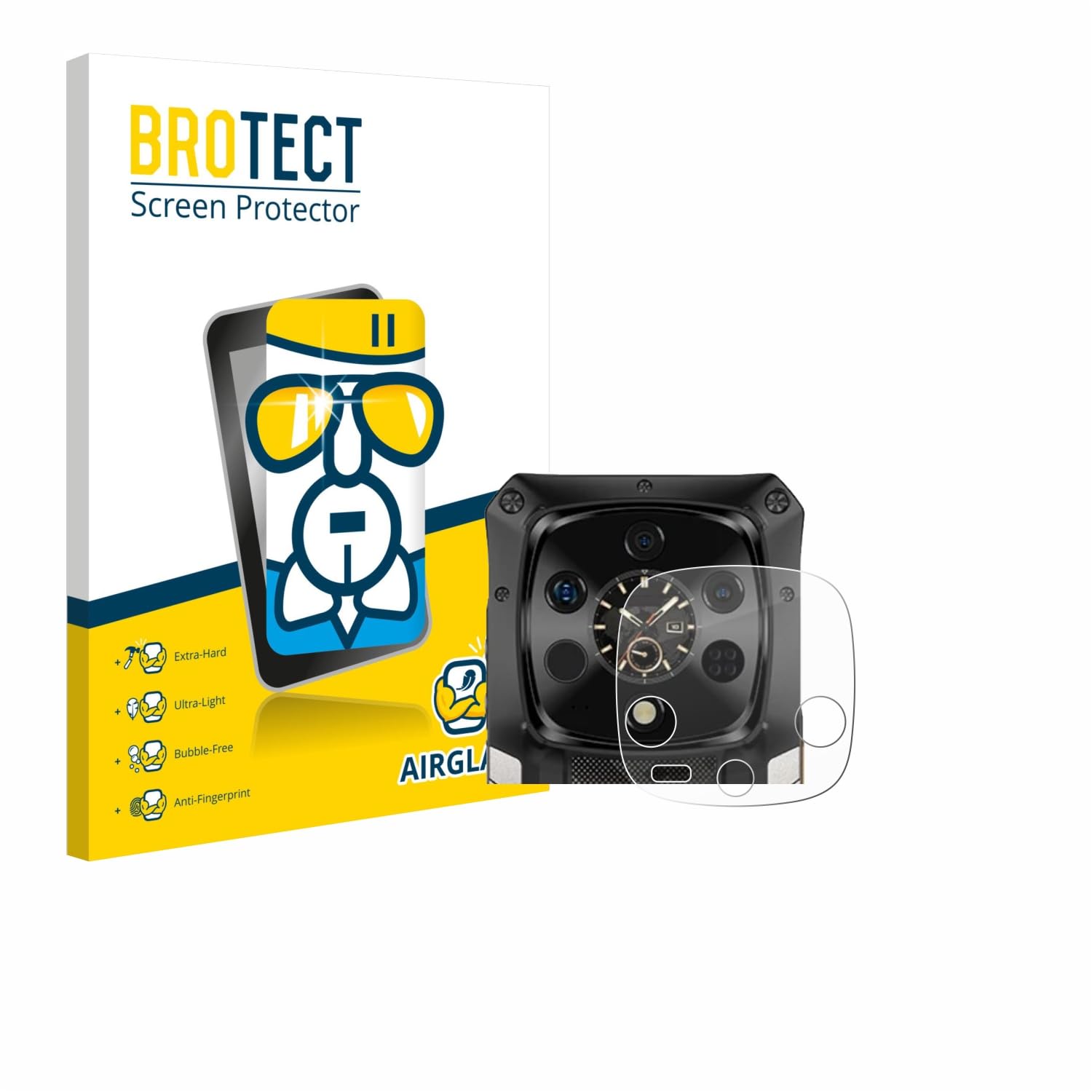 brotect Pellicola Protettiva Vetro per Ulefone Armor 28 Ultra Thermal (SOLO Camera) Protezione Schermo [Durezza Estrema 9H, Chiaro]