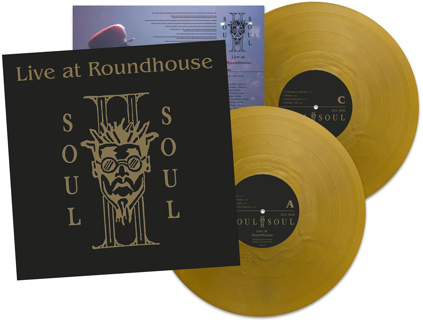 Soul II Soul Live at The Roundhouse Double Gold Vinyl LP