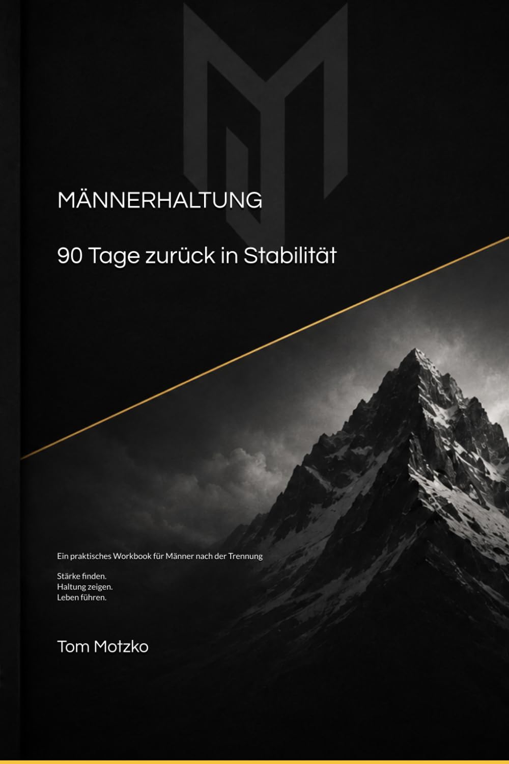 MännerHaltung: 90 Tage zurück in Stabilität – Ein praktisches Workbook für Männer nach der Trennung