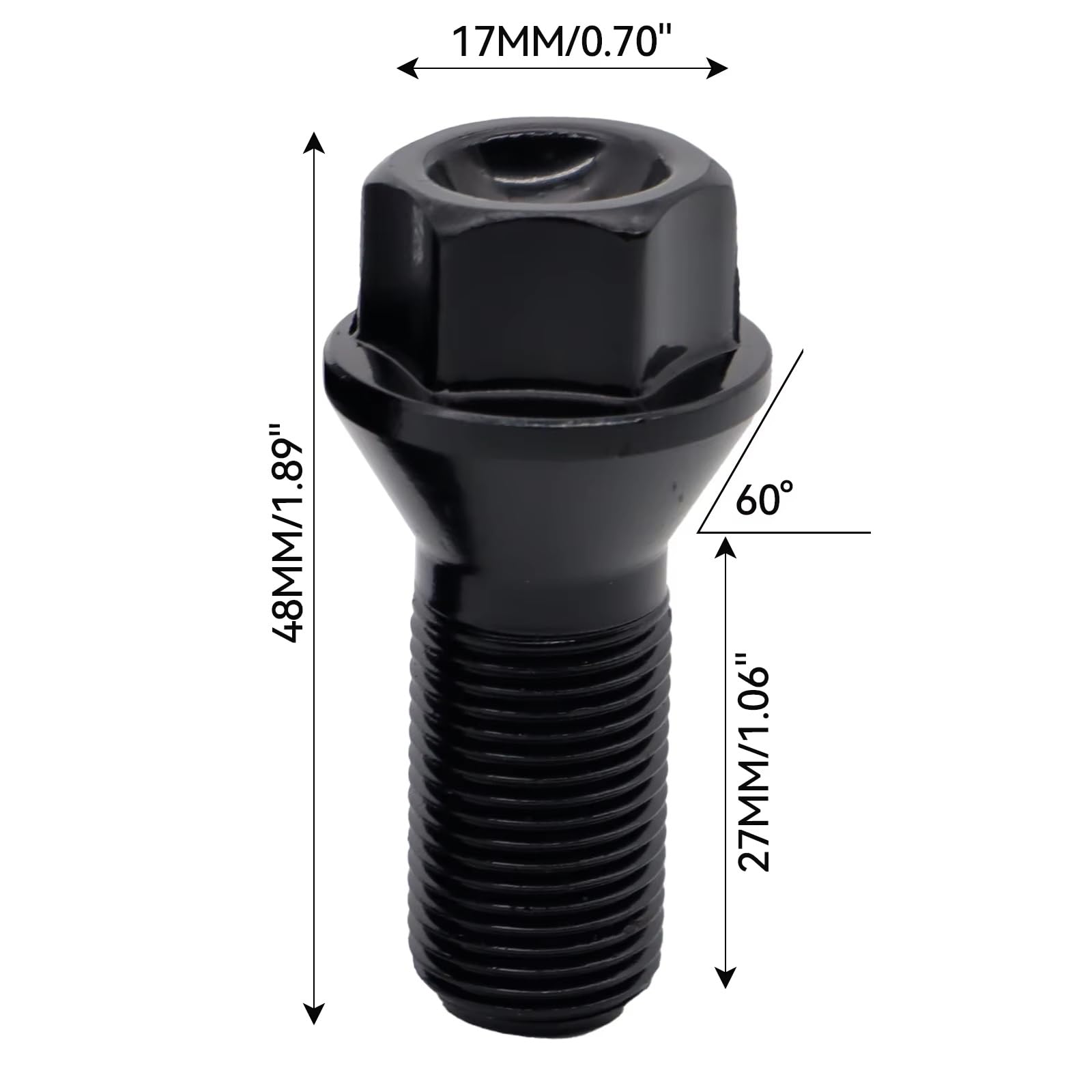 Compatibile Con BMW Per I4 G26 Per Gran Coupe 20x Car Wheel Lug Bulloni Dadi M14x1.25 OEM: 36136781151 36136890324 36136774896 Bullone Ruota Auto