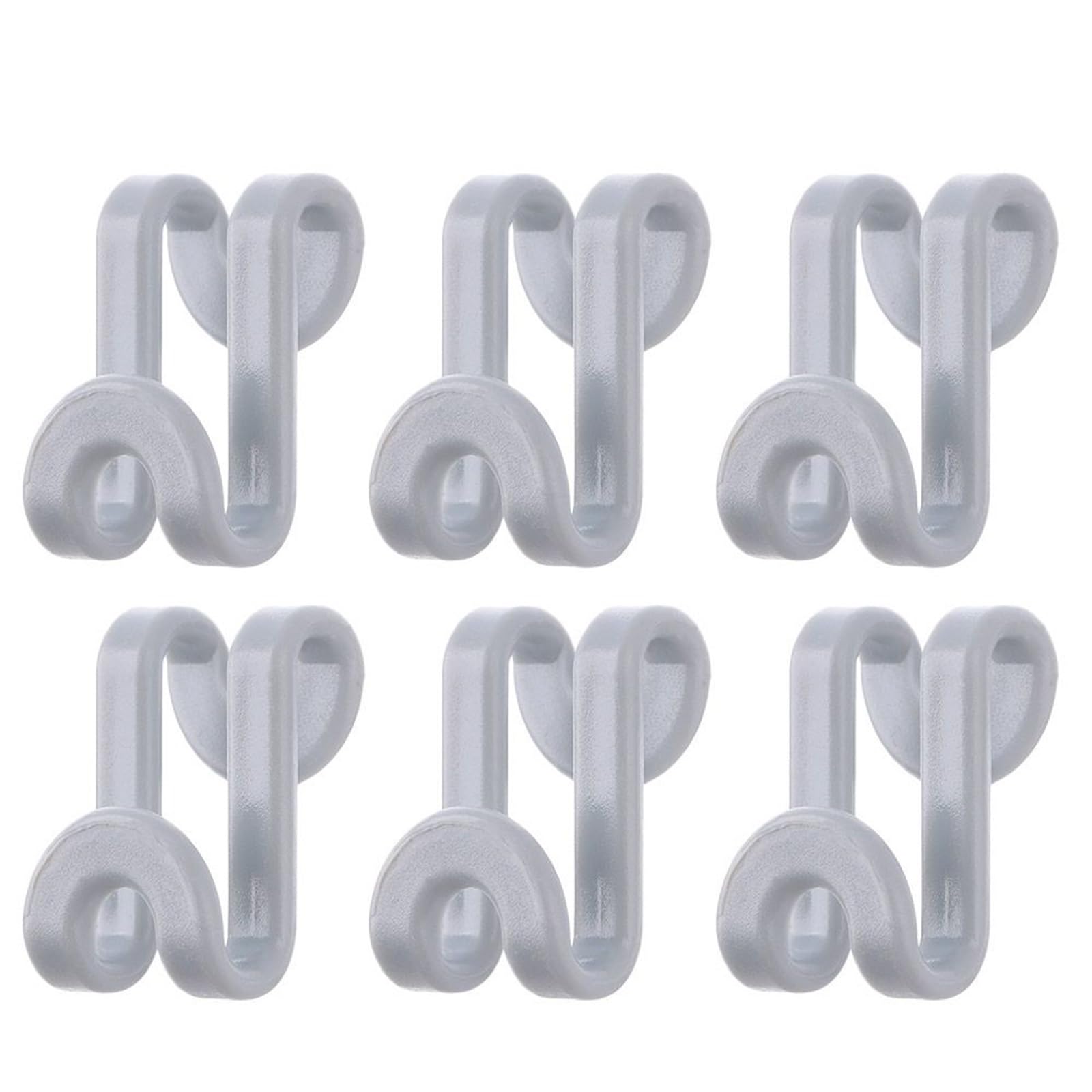 Hangers for Clothes Space Savers 150 Pcs Mini Wardrobe Hanger Hooks - Cascading Connectors for Clothes Closet(Grey)