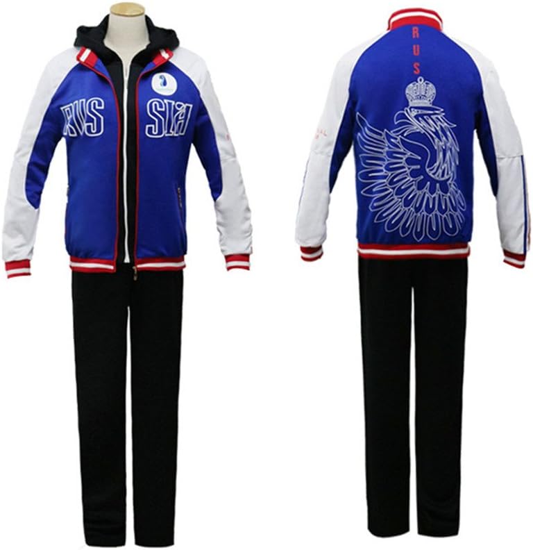 Amazon コスプレ衣装 ユーリ On Ice 風 ユーリ プリセツキー 風 Cosplay アニメ コスプレ 仮装 通販