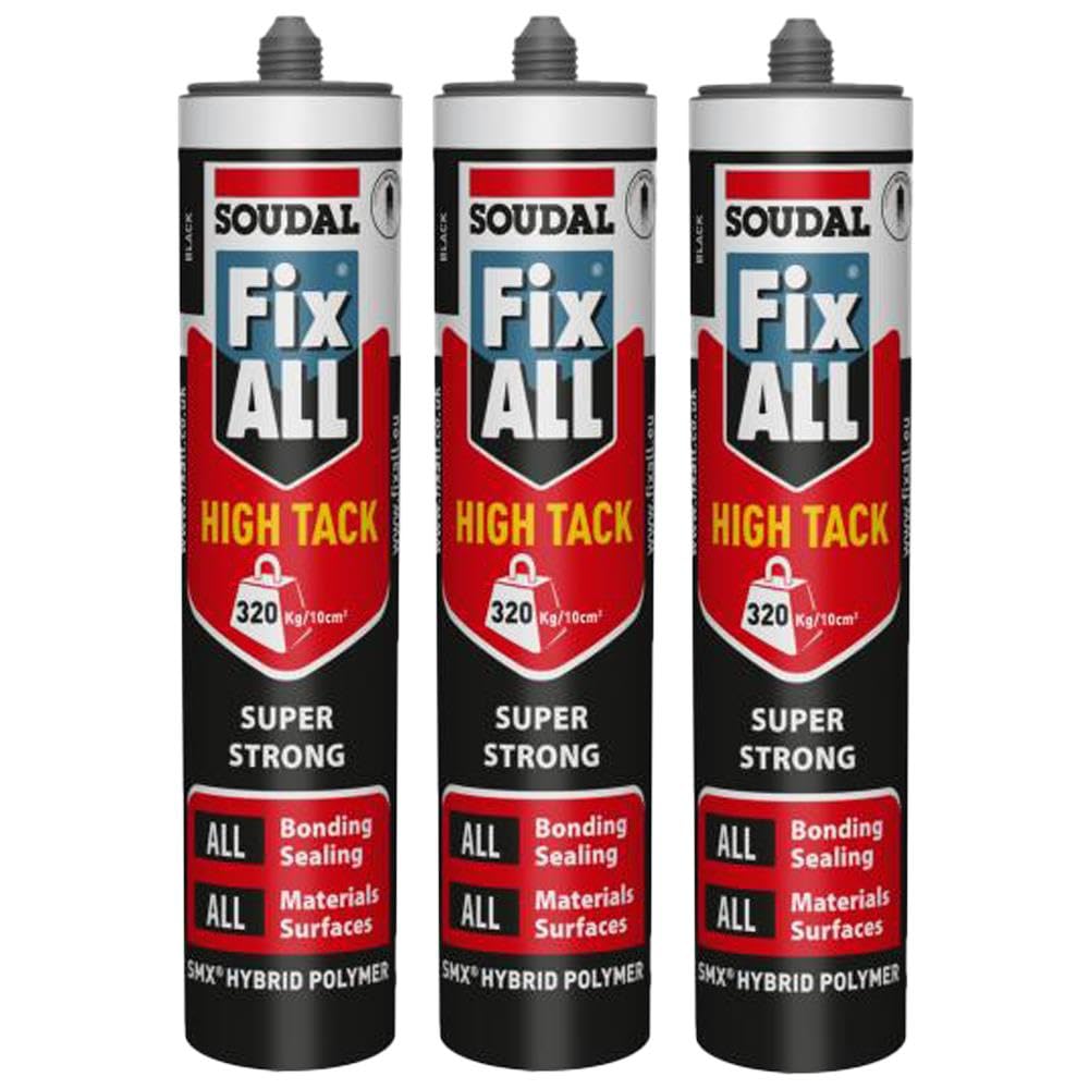 Soudal Fix ALL High Tack 3 PACK (Black)