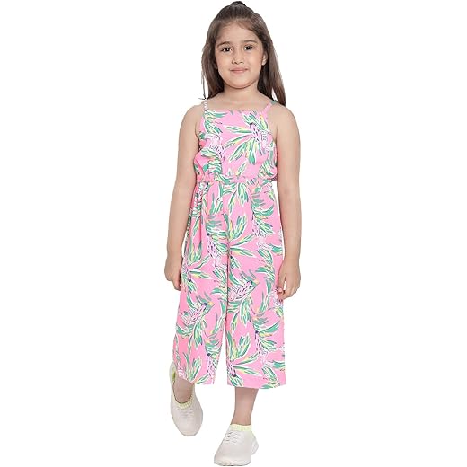 Girls Printed Jumpsuit 4-8 Years