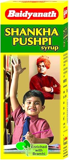 Baidyanath Shankhapushpi Syrup 200 ml , Liquid,(Pack of 2)