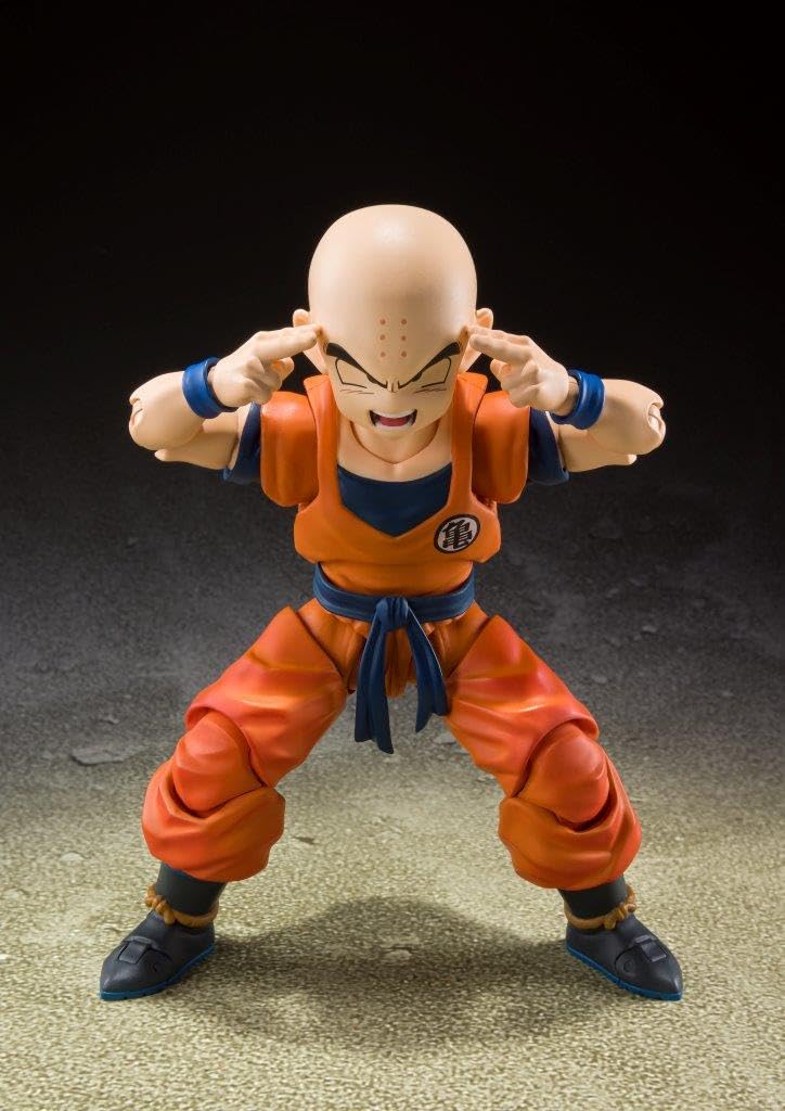 TAMASHII NATIONS - Dragon Ball Z - S.H.Figuarts - Krillin - Earth's Strongest Man (Reedición) - Figura de acción