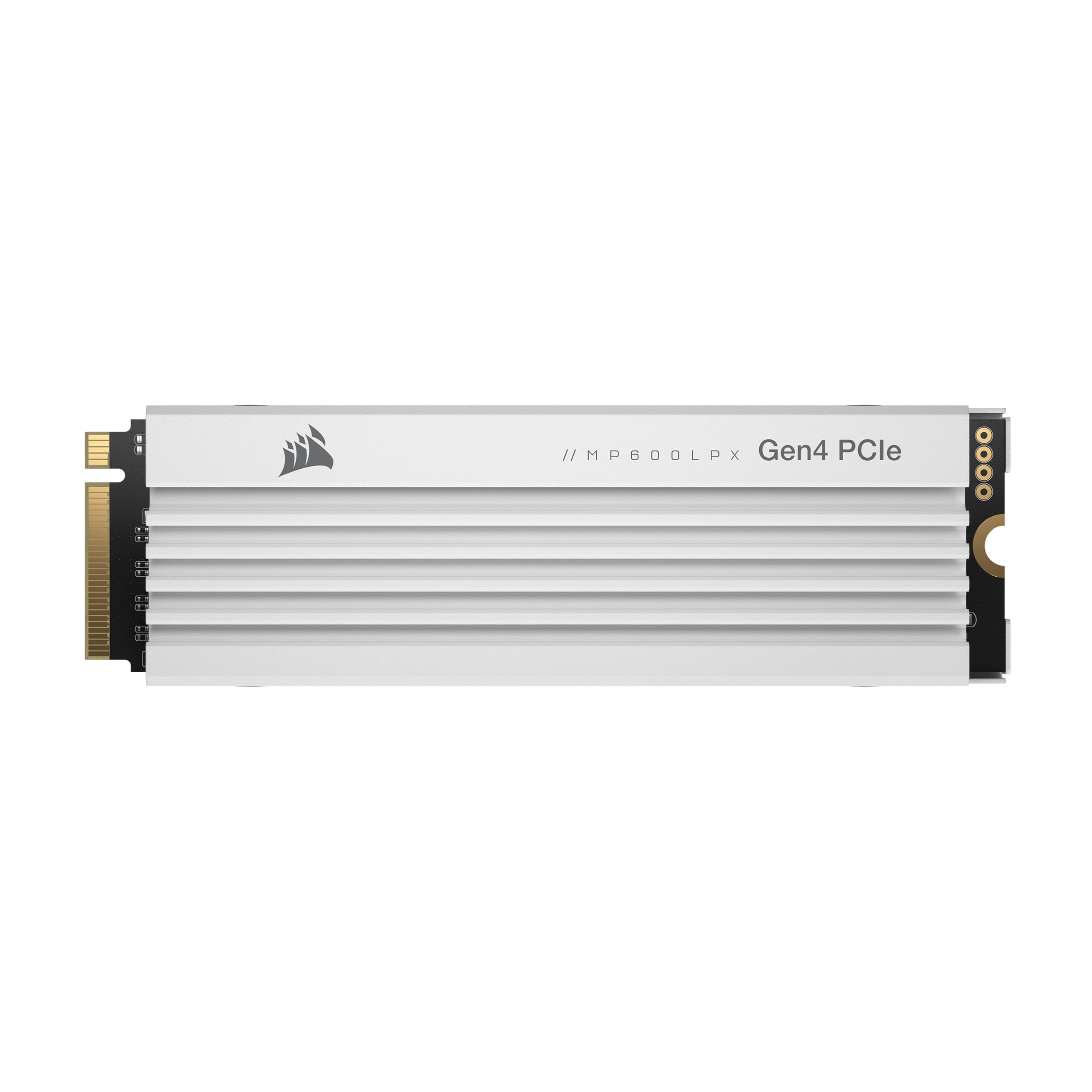 Corsair MP600 PRO LPX 2TB M.2 NVMe PCIe Gen. 4 x4 SSD (white)