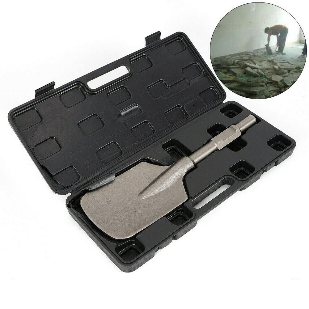 Juego de brocas de cincel de pala de arcilla resistente para martillo de demolición eléctrico 65/95, kit de cincel de martillo de hormigón