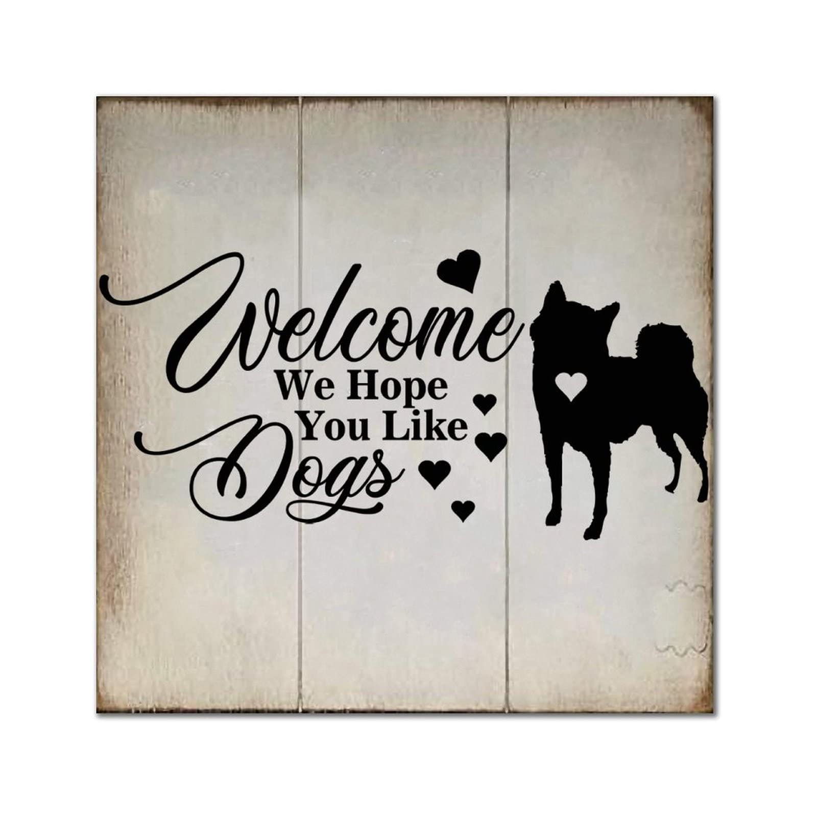 Plaque en bois Bouledogue Anglais déco entrée pour maison et bar