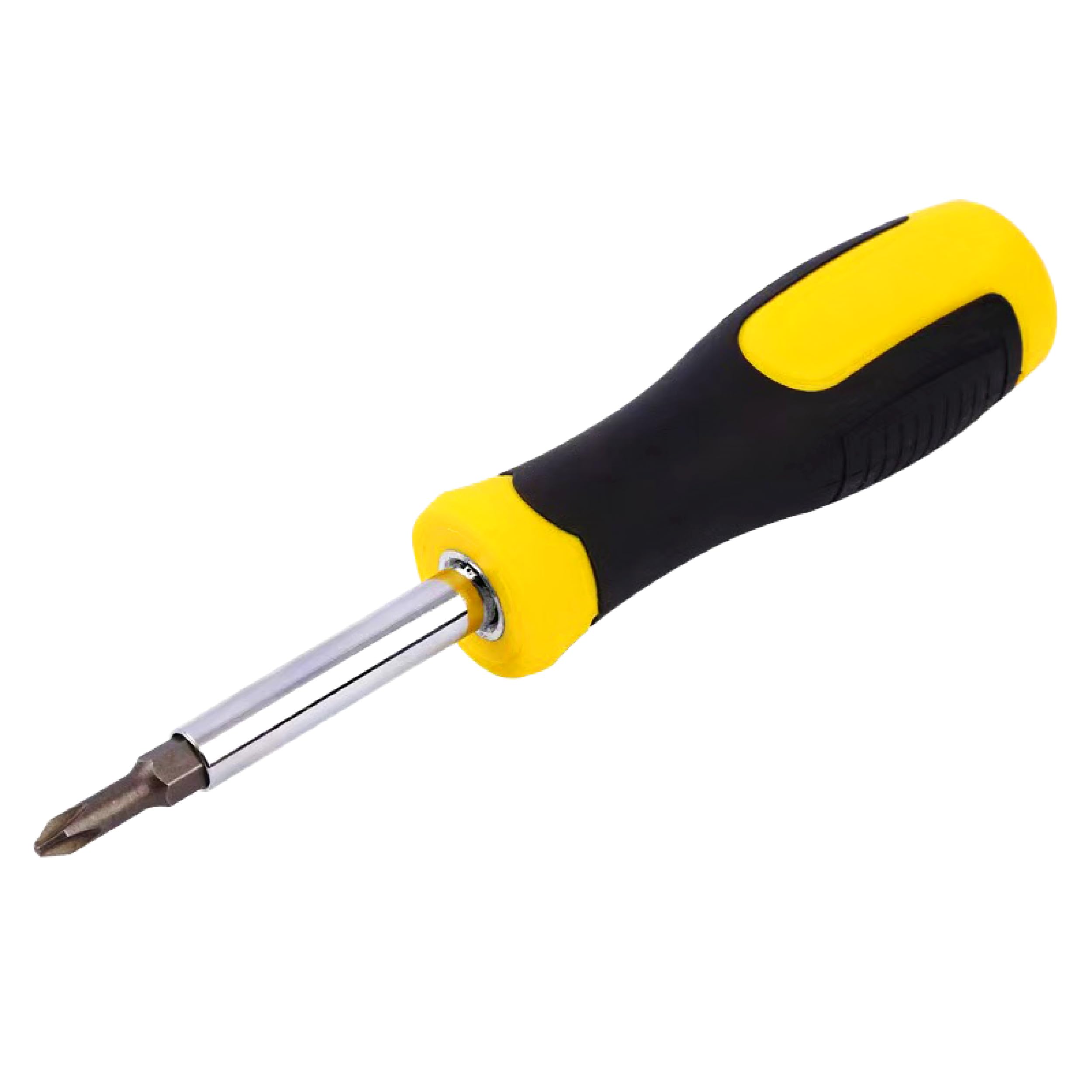 6-in-1 Screwdriver Set, Multi-Bit Screwdriver with Magnetic Tip, Screwdriver, Ergonomic Handle, Portable Repair Tool, Suitable for Home, Furniture,