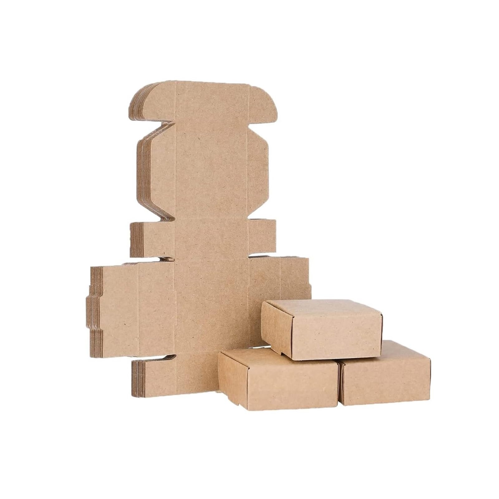 Scatola di cartone for imballaggio gioielli mini scatole carta Kraft da 40 pezzi Per Imballaggio E Spedizione