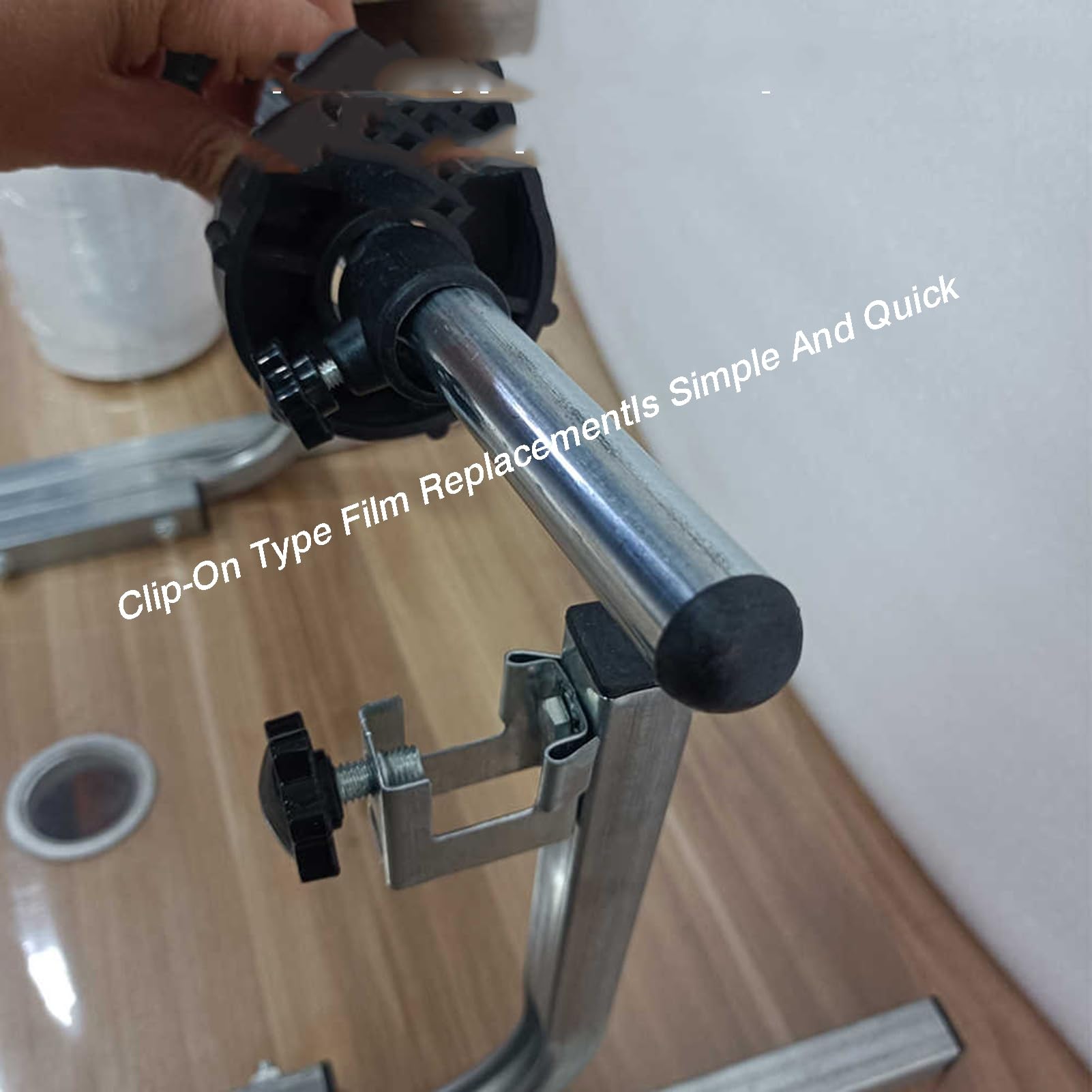 Dispenser For Rotoli Di Pluriball, Pellicola Estensibile For L'imballaggio | Salvaspazio con facile sostituzione, capacità di carico di 30 kg for spostamento e spedizione(25x90cm)