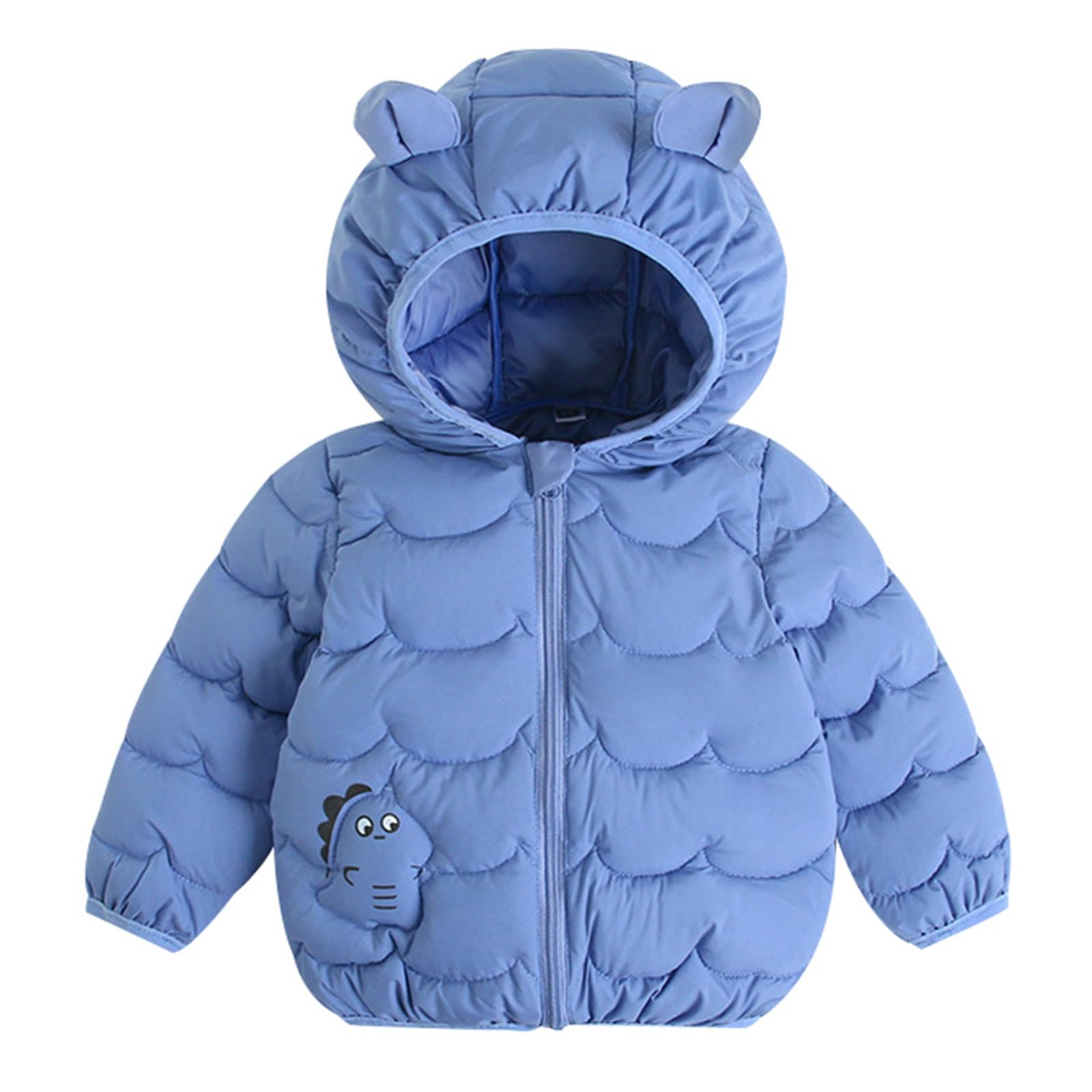 Générique Doudoune Fille Mi Longue, Hiver Manteau Enfant Fille Manches Longues Avec Fermeture Éclair Doudoune Light Fille Chaleureux Et Rembourré Parka Doudoune Col Capuche Cadeau Pour Enfant