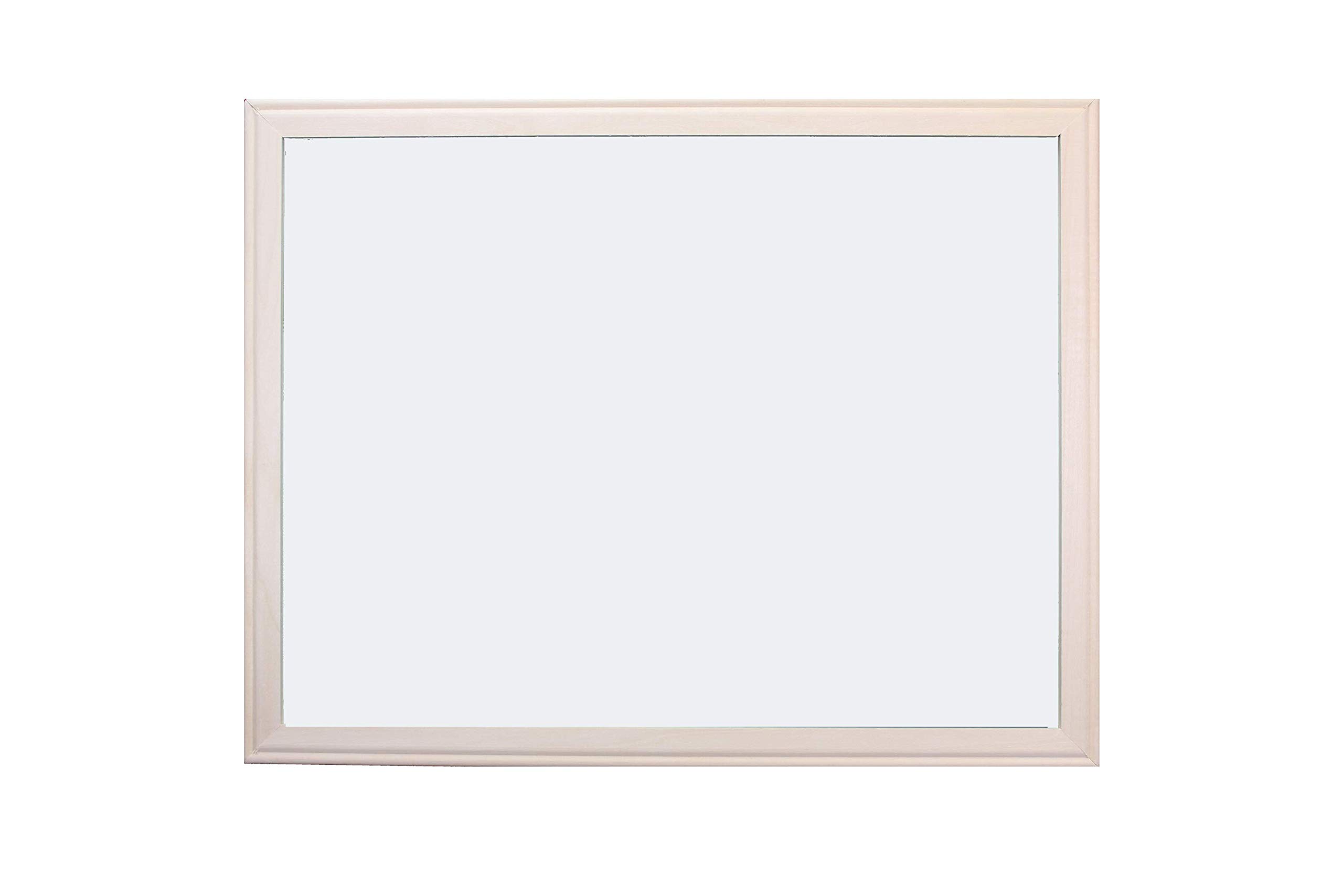 Flipside Produkty drewniane oprawione biała tablica do wycierania na sucho, 91 cm x 122 cm