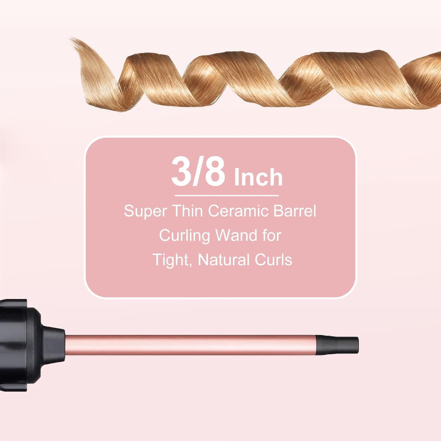 Fer à Boucler Boucleur a Cheveux Céramique Fer à Friser 3 en 1 avec LCD Écran pour créer de grosses vagues, Multifonction Interchangeable 9-32mm boucleur a cheveux avec Gant