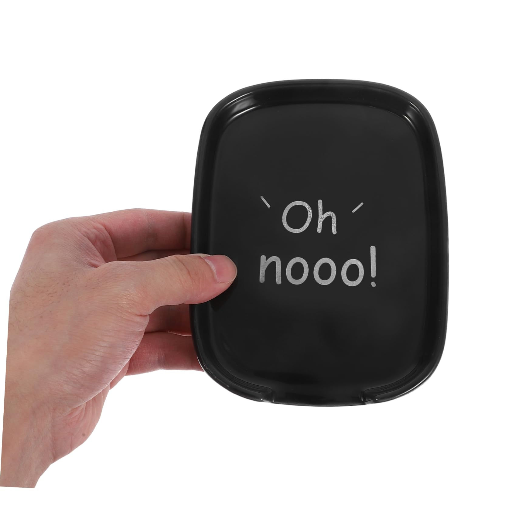 Reposacucharas y Fácil de Limpiar de Cerámica Negro Diseño Ahorrador de Espacio Elegante y Decorativo para Utensilios de Cocina