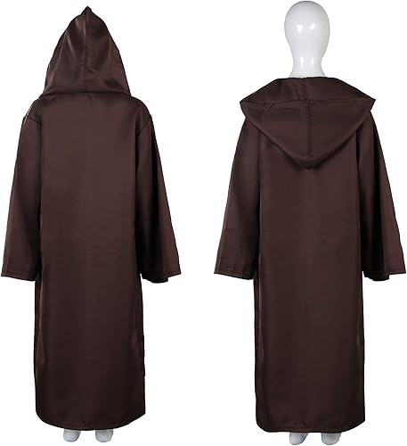 Miniatura 2 de Jila Túnica con capucha para hombres y niños, vestido gótico elegante para Halloween, disfraz de cosplay