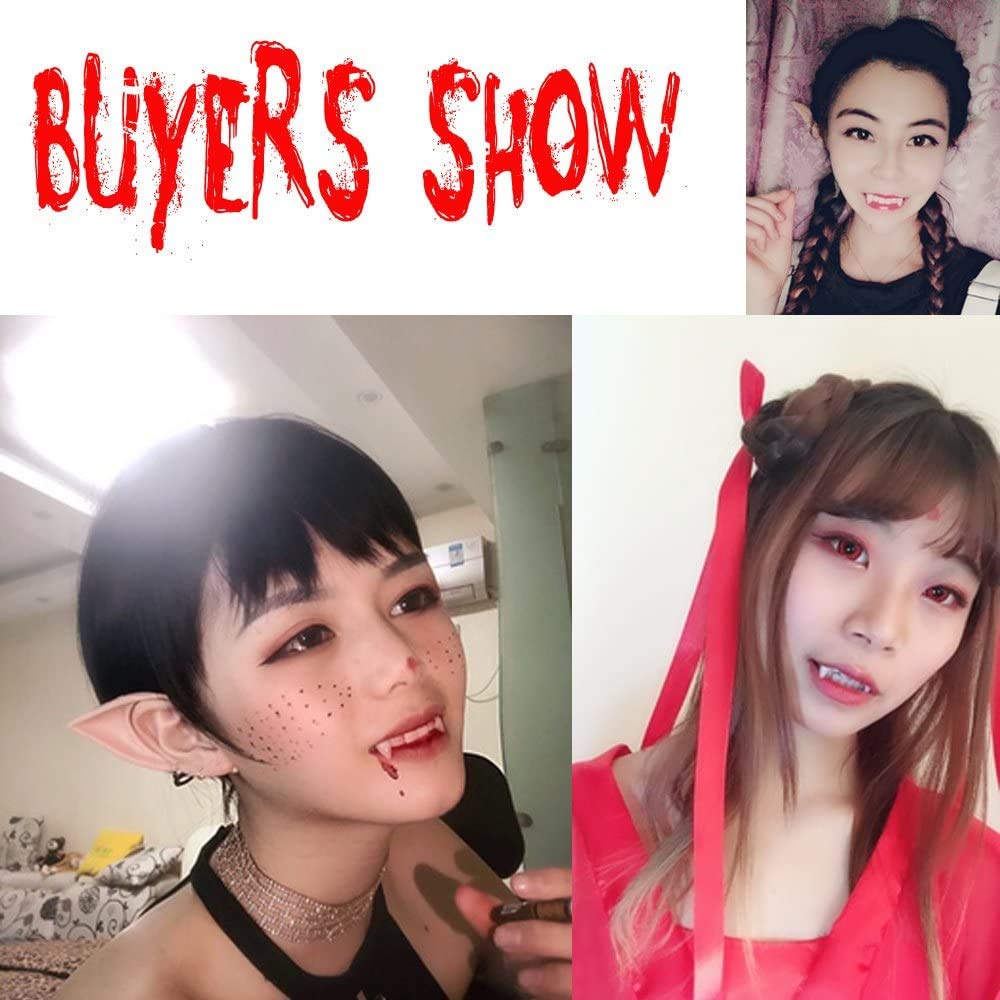 キバ 牙 付け牙 19mm ドラキュラ 八重歯 仮装 小悪魔な付け八重歯 FCC221｜Custom Fangs,SEXY BITES,牙,キバ