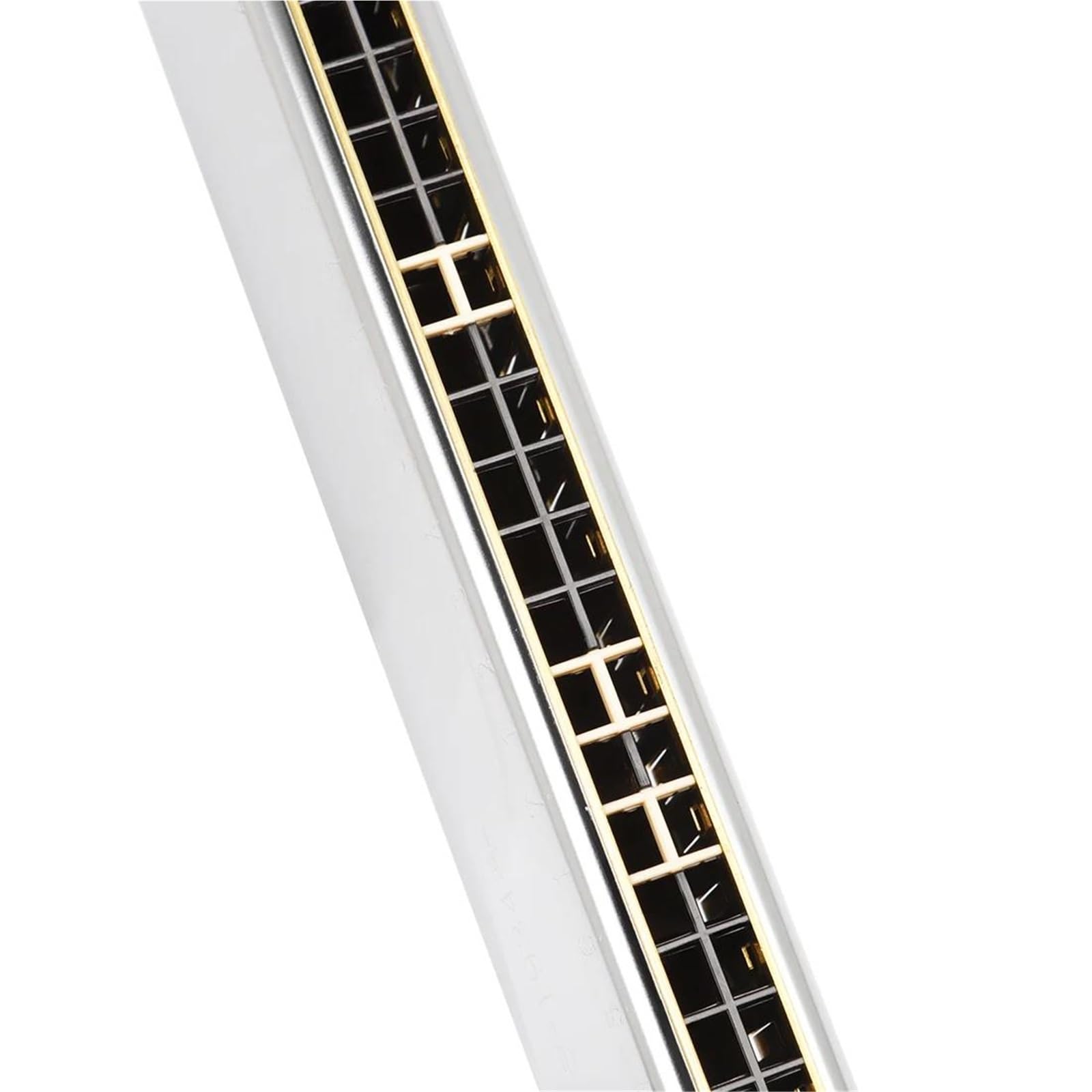 Armonica Armonica A Bocca Portatile Professionale Polifonica A 28 Fori Con Chiave In Do Strumento A Fiato In Metallo Semplice