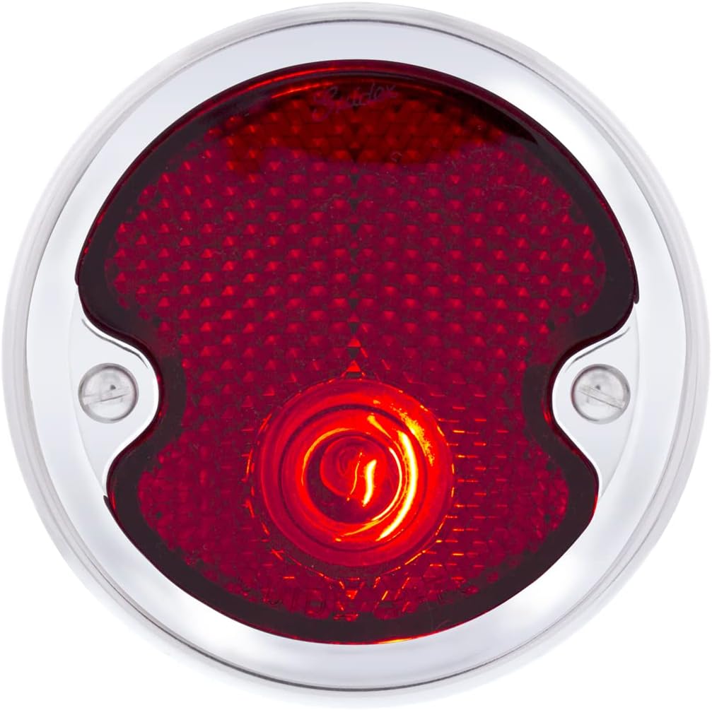 United Pacific Stainless Steel Bezel Tail Light For 1954-1955 Chevy Truck