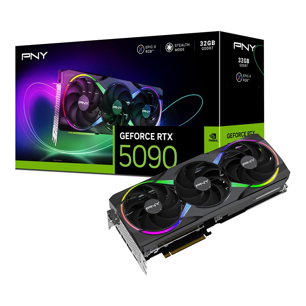 グラフィックボード・グラボ・ビデオカード PNY GEFORCE RTX 5090 32GB OC Amazon | PNY GeFORCE RTX 5090 32GB Overclocked TripleFan