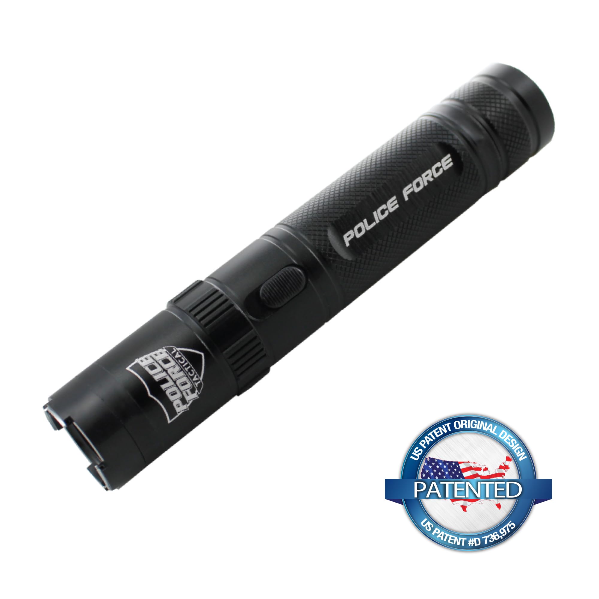 Streetwise Security Police Force 9,200,000 Tactical Stun Gun Flashlight with Rechargeable Battery, Triple Stun Technology, and 5-Mode LED for Self Defense : Sports & Outdoors