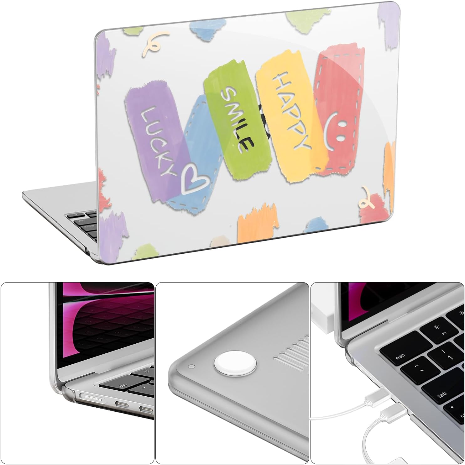 AKIT Compatible with MacBook Air 13 inch Case 2026 2025 2024 2023 2022 image 5