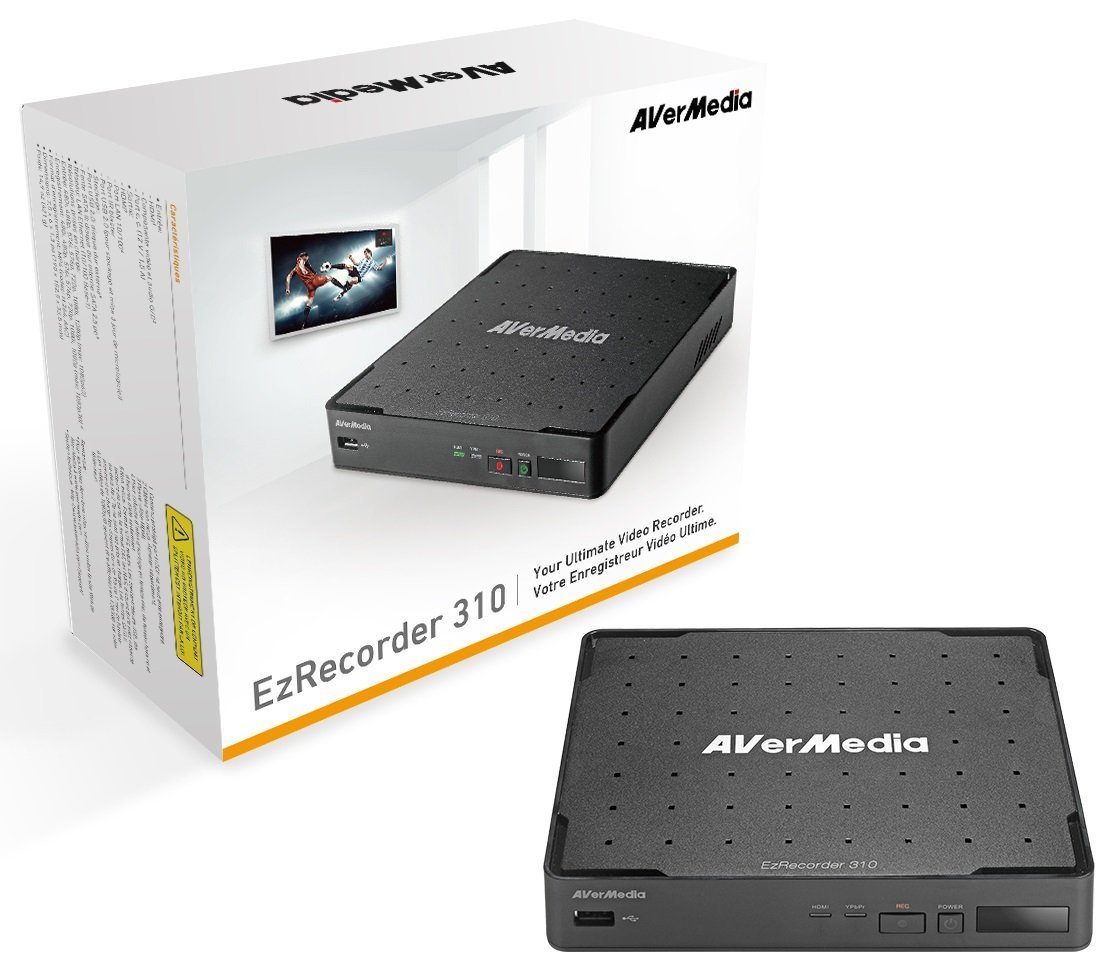AVerMedia EZRecorder 310 - DVR Enregistreur vidéo HDMI Full HD 1080p, avec Enregistrement à heure programmée (ER310)