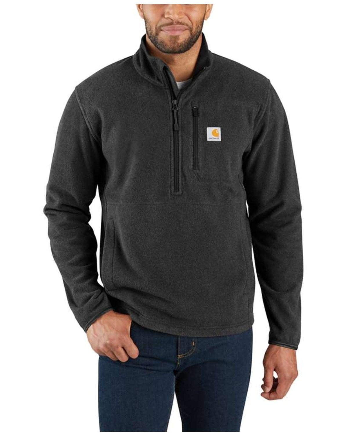 Carhartt M?ska odzie? robocza Dalton z zamkiem do po?owy, Czarny wrzos, M