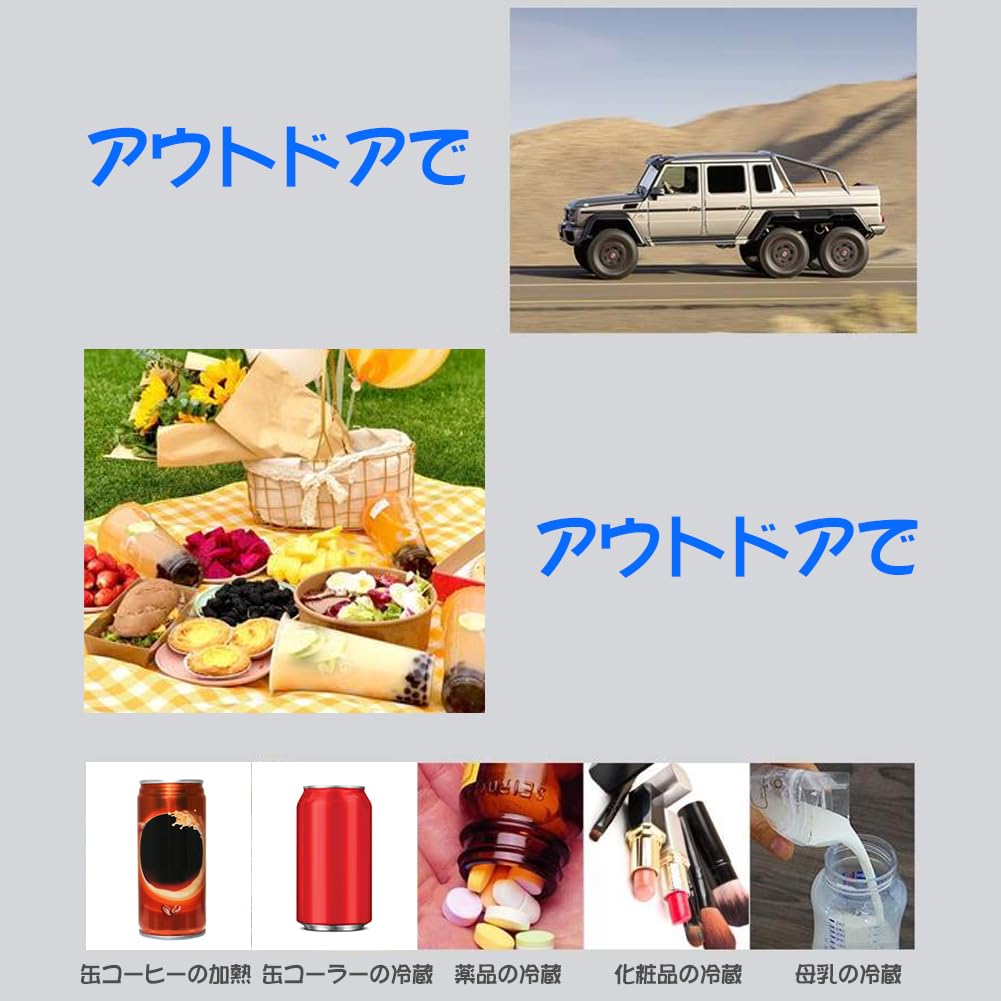 Amazon.co.jp: HANSHUMY 14L冷蔵庫 保冷温庫 冷凍庫 保冷保温ボック